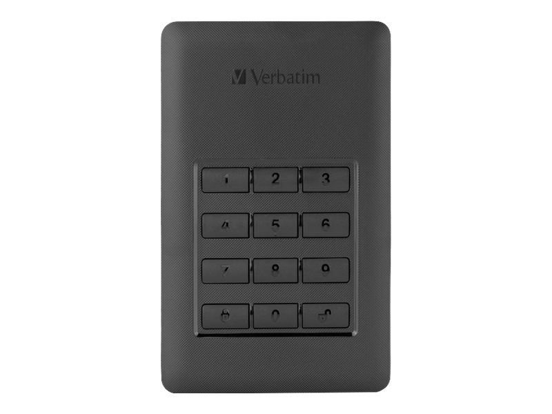 Verbatim Store ?n? Go Secure HDD mit Keypad USB 3.1 Gen.1 externe Festplatte 2TB Verbatim Store ?n? Go Secure HDD mit Keypad USB 3.1 Gen.1 externe Festplatte 2TB