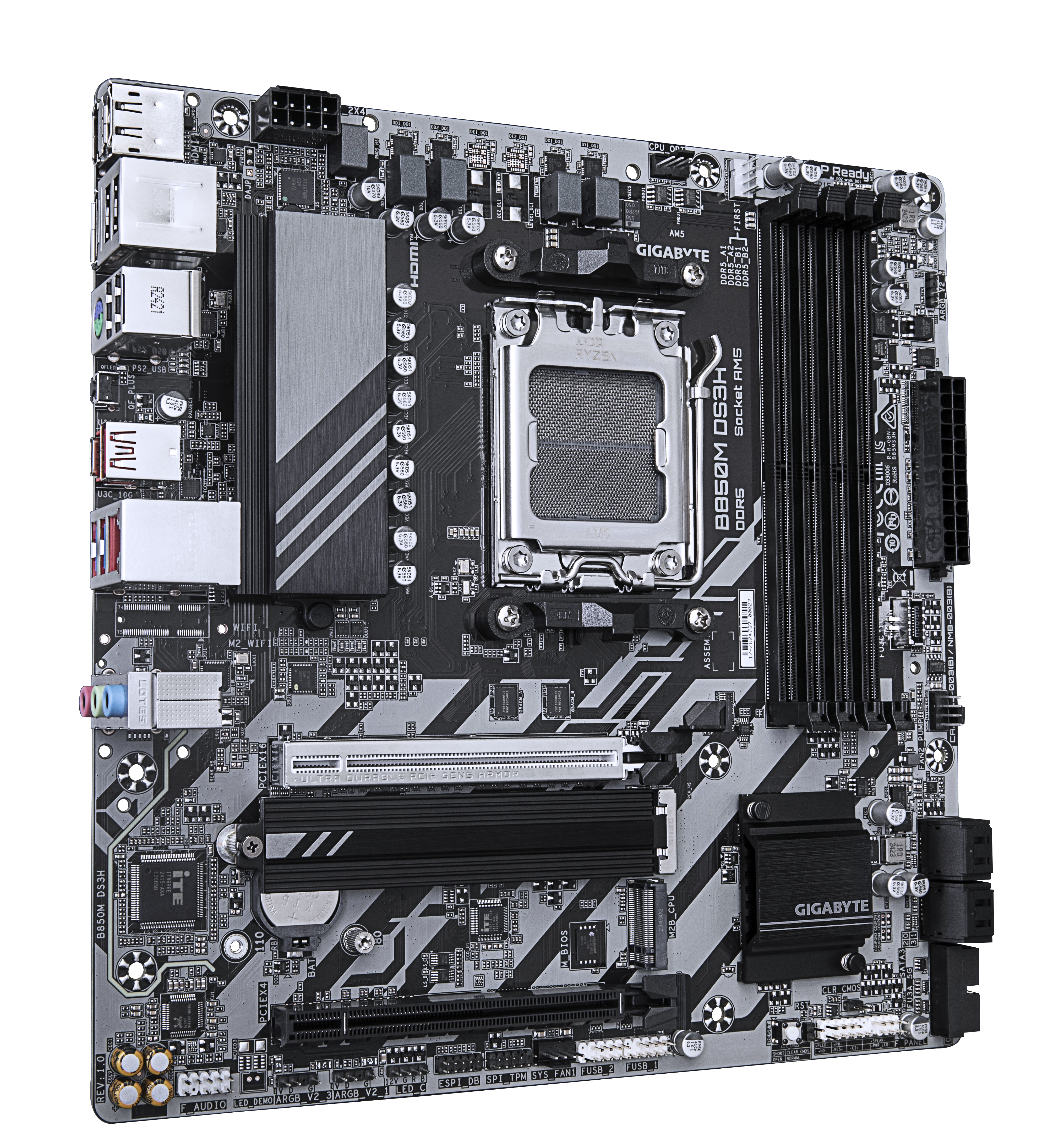 GIGABYTE B850M DS3H AM5 MB 4xDDR5 4xSATA 2xM2