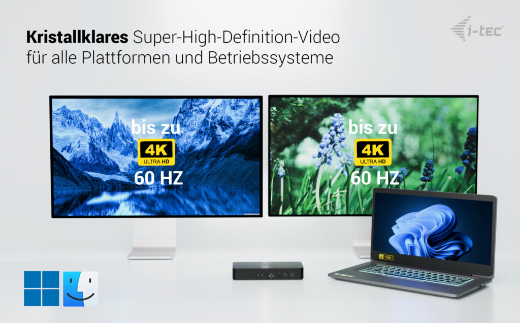 i-tec Universal Intelligent Dual Display 2x HDMI 2x DP