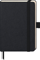 BRUNNEN Notizbuch KOMPAGNON ca. DIN A6 liniert, schwarz Hardcover 192, davon 16 zum Heraustrennen Seiten BRUNNEN Notizbuch KOMPAGNON ca. DIN A6 liniert, schwarz Hardcover 192, davon 16 zum Heraustrennen Seiten