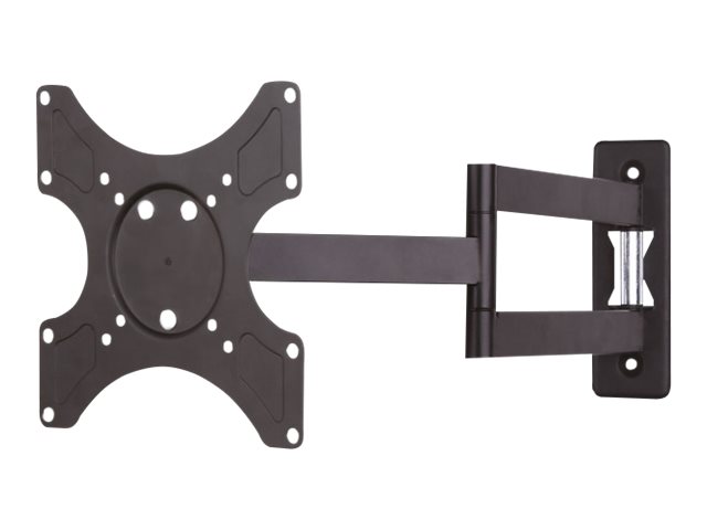 TECHLY Wandhalterung fuer LCD TV schwarz 48,26cm-93,98cm 19-37Zoll neigbar und drehbar 3 Gelenke