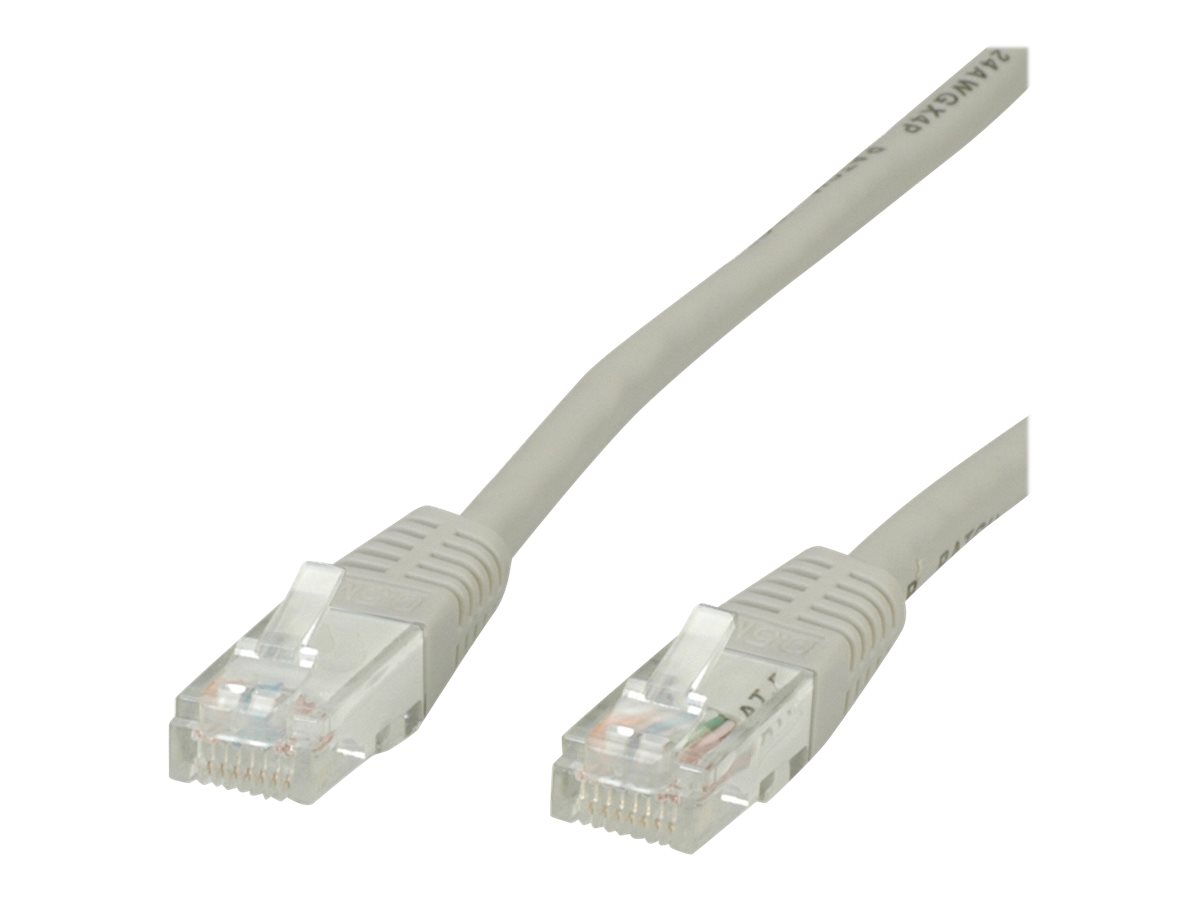 VALUE Patchkabel Kat.6 Class E UTP grau 3m