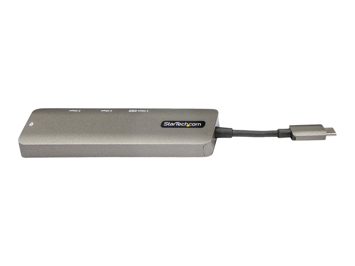 STARTECH.COM USB-C Multiport Adapter - USB-C auf HDMI 2.0b 4K 60Hz HDR10 100W PD 4-Port USB 3.0 Hub - 30cm Kabel