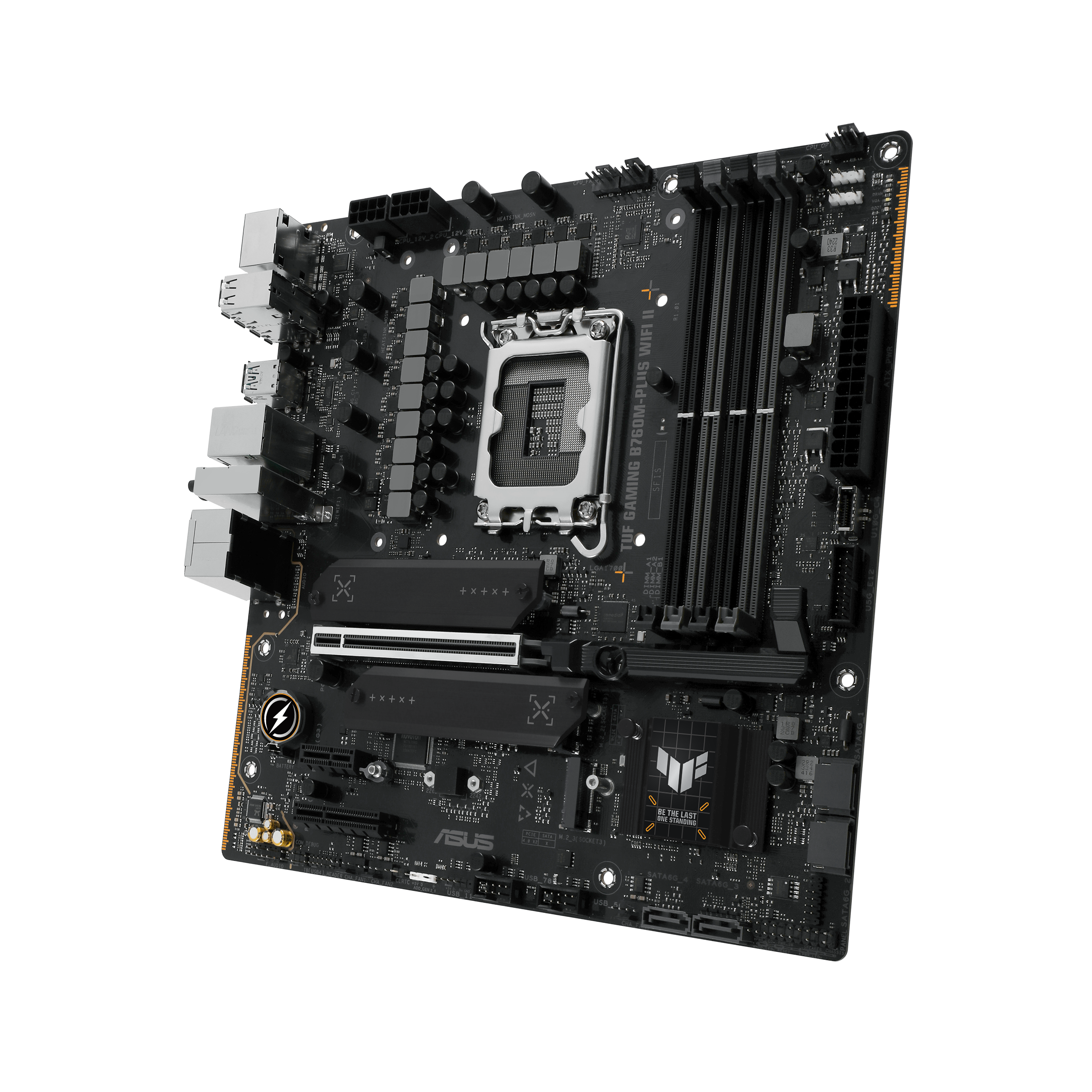 ASUS TUF GAMING B760MPLUS WIFI II LGA 1700 4xDDR5 microATX 4xSATA MB 1xHDMI 1xDP 3xM2