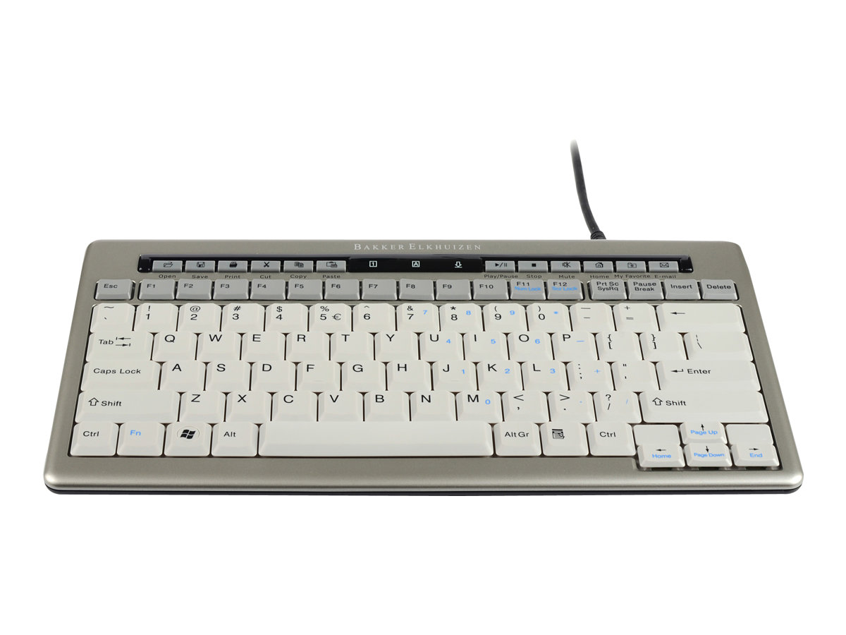 BakkerElkhuizen S-board 840 Design USB (DE) Ergonomische Tastatur
