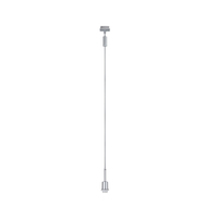 Paulmann Stromschienenpendelleuchte LB24 max. 20W E14 chrom-matt Paulmann Stromschienenpendelleuchte LB24 max. 20W E14 chrom-matt