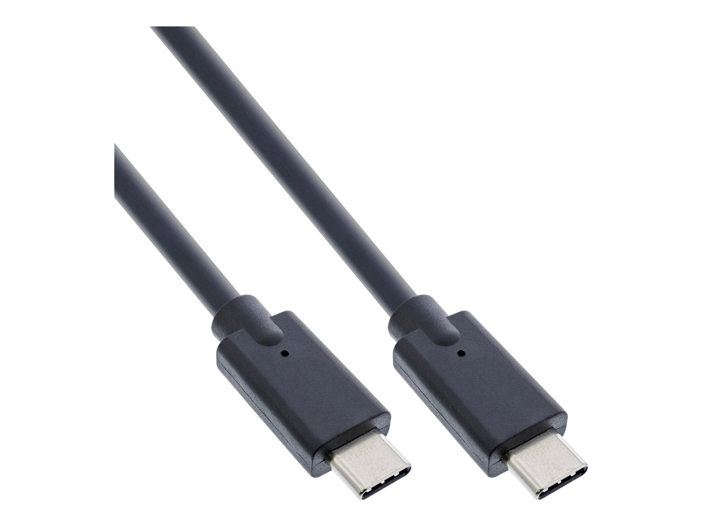 INLINE USB 3.2 Gen.2 Kabel USB Typ-C Stecker Stecker schwarz 1m