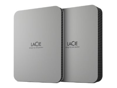 LACIE Mobile Drive HDD USB-C 5TB 6,35cm 2,5Zoll Moon Silver mit USB-C-Kabel LACIE Mobile Drive HDD USB-C 5TB 6,35cm 2,5Zoll Moon Silver mit USB-C-Kabel
