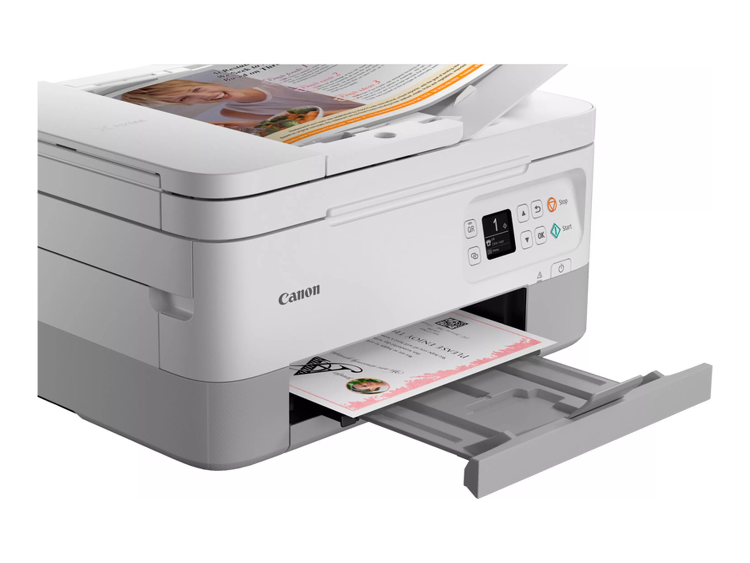 Canon PIXMA TS7451i 3 in 1 Tintenstrahl-Multifunktionsdrucker weiÃ