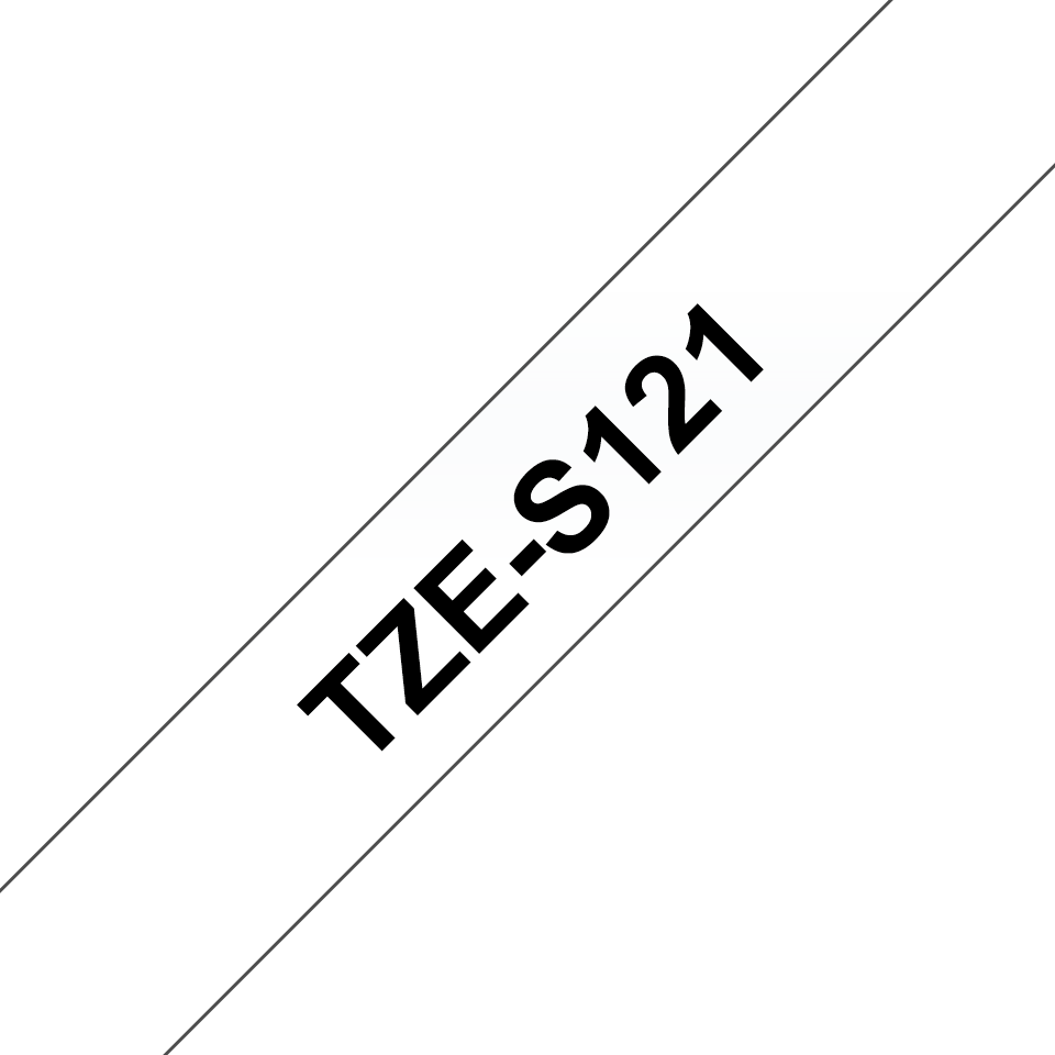 TZES121 BROTHER PT Schriftband 9mm klar