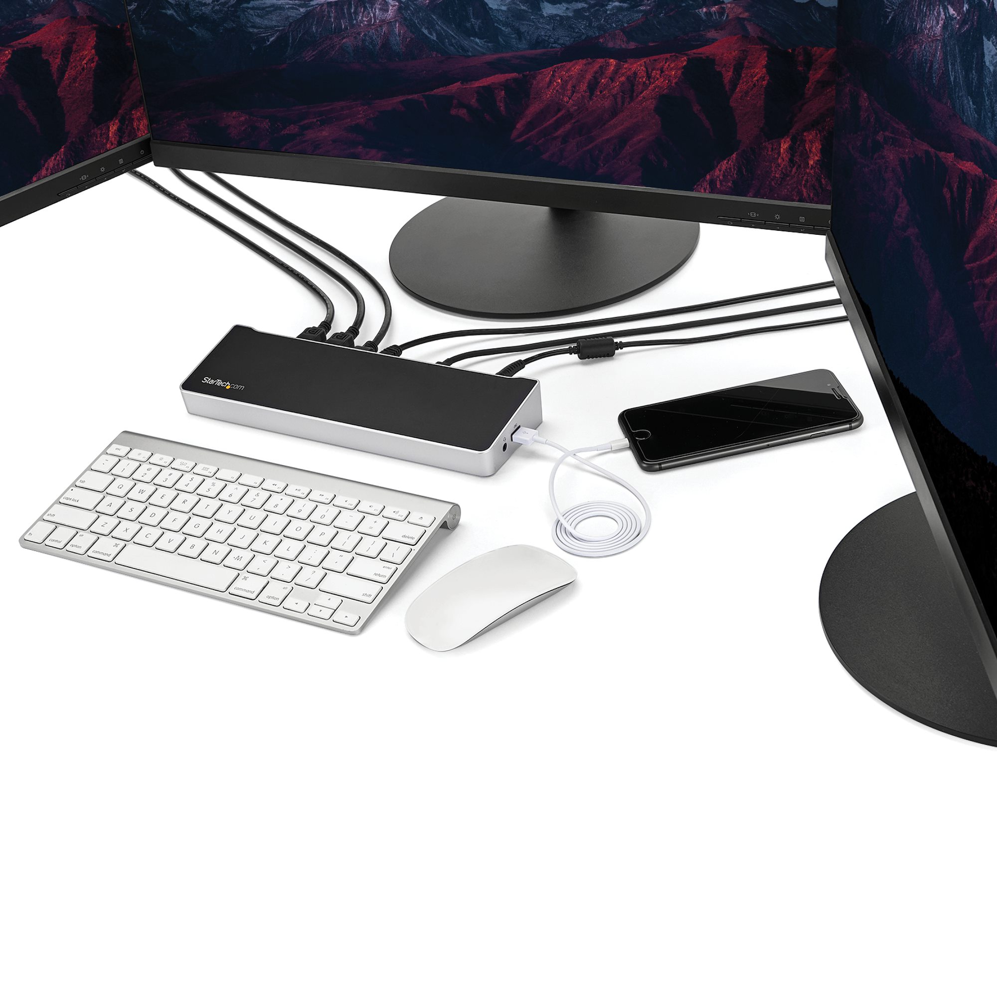 StarTech.com USB-C Dockingstation 3x 4K USB 3.1 Gen 1