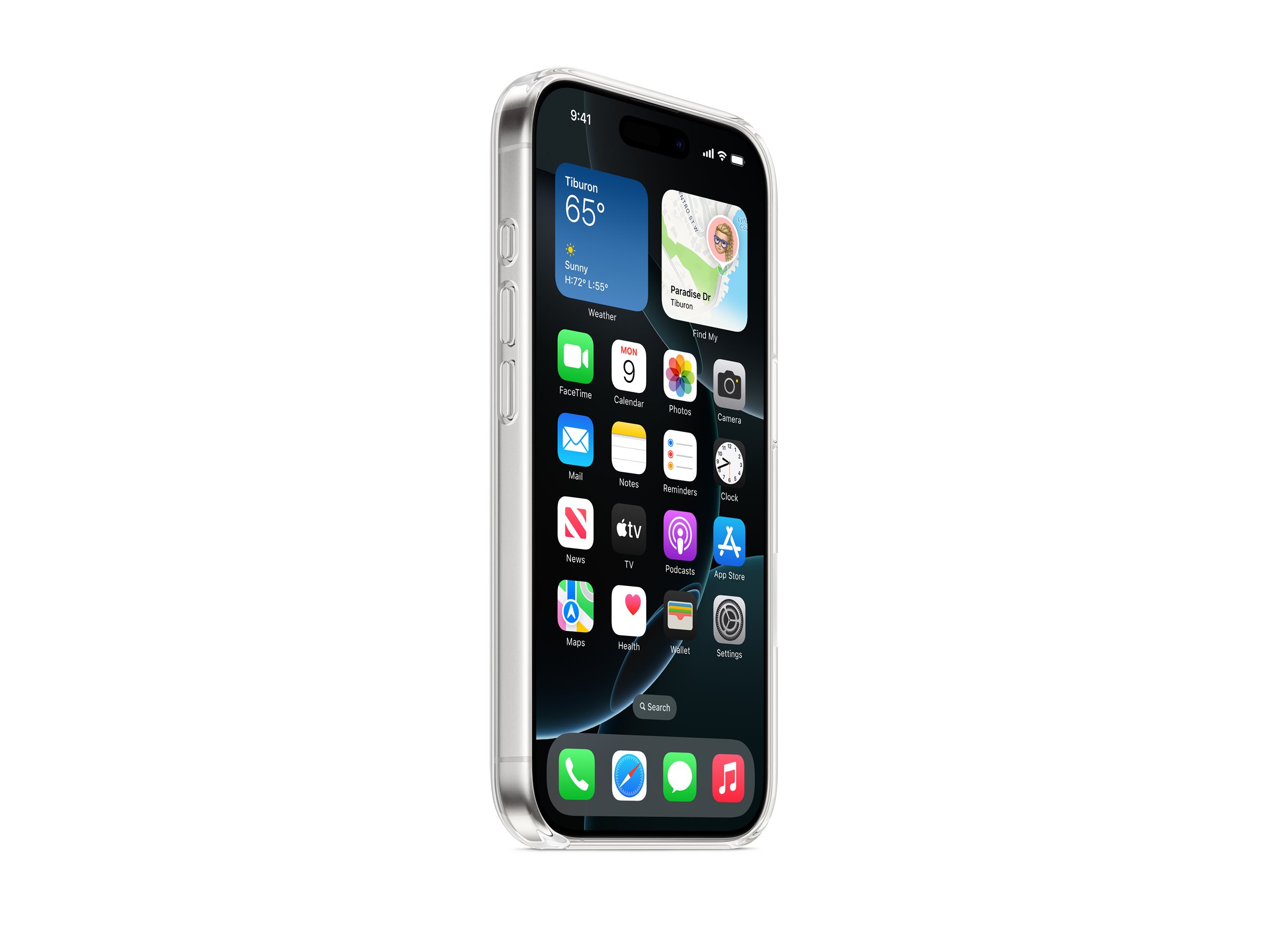 Apple Clear Case iPhone 16 Pro mit MagSafe
