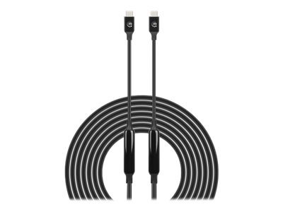 MANHATTAN USB 3.2 Gen 2 Aktives Typ-C Kabel 2x USB-C Stecker 5 m SuperSpeed+ USB 10 Gbit/s 60 W / 3 A vergoldete Kontakte schwarz MANHATTAN USB 3.2 Gen 2 Aktives Typ-C Kabel 2x USB-C Stecker 5 m SuperSpeed+ USB 10 Gbit/s 60 W / 3 A vergoldete Kontakte schwarz