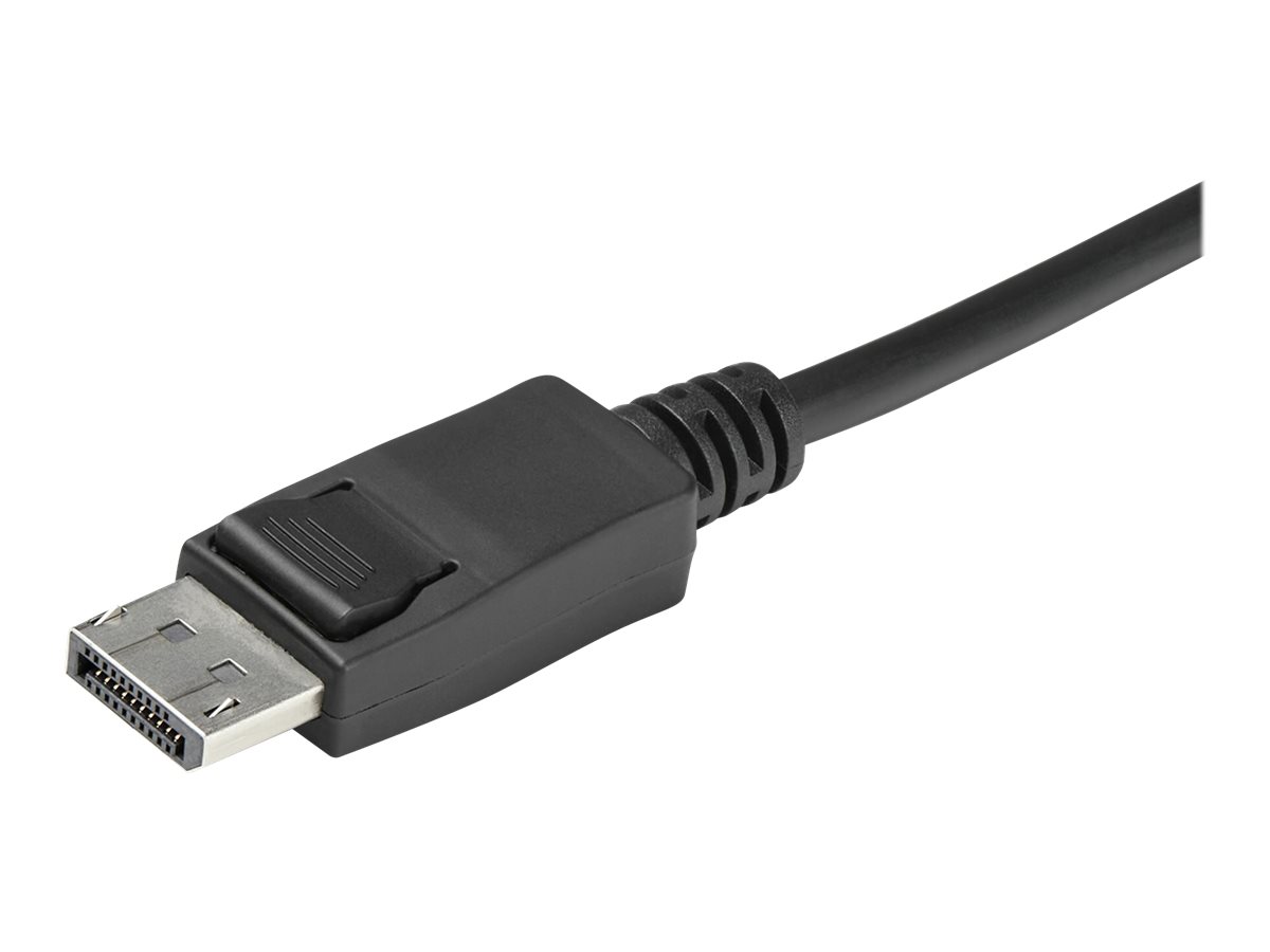 STARTECH.COM SV211DPUA4K 2 Port USB 4K60Hz DisplayPort KVM Switch with 4 ft. Built-In Cables - OS Ind. - Support for 3.5mm Audio