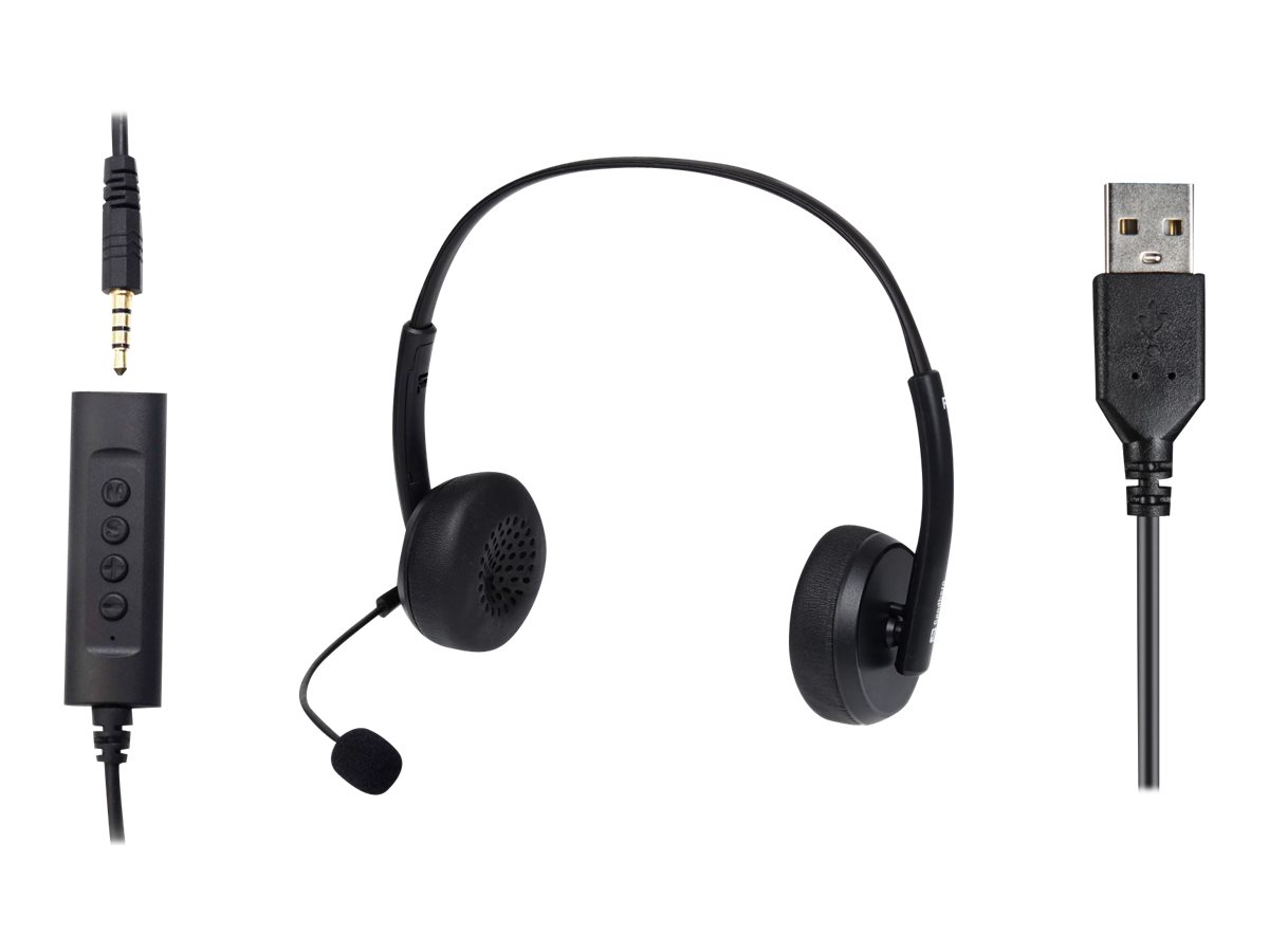 2in1 Office Headset Jack+USB