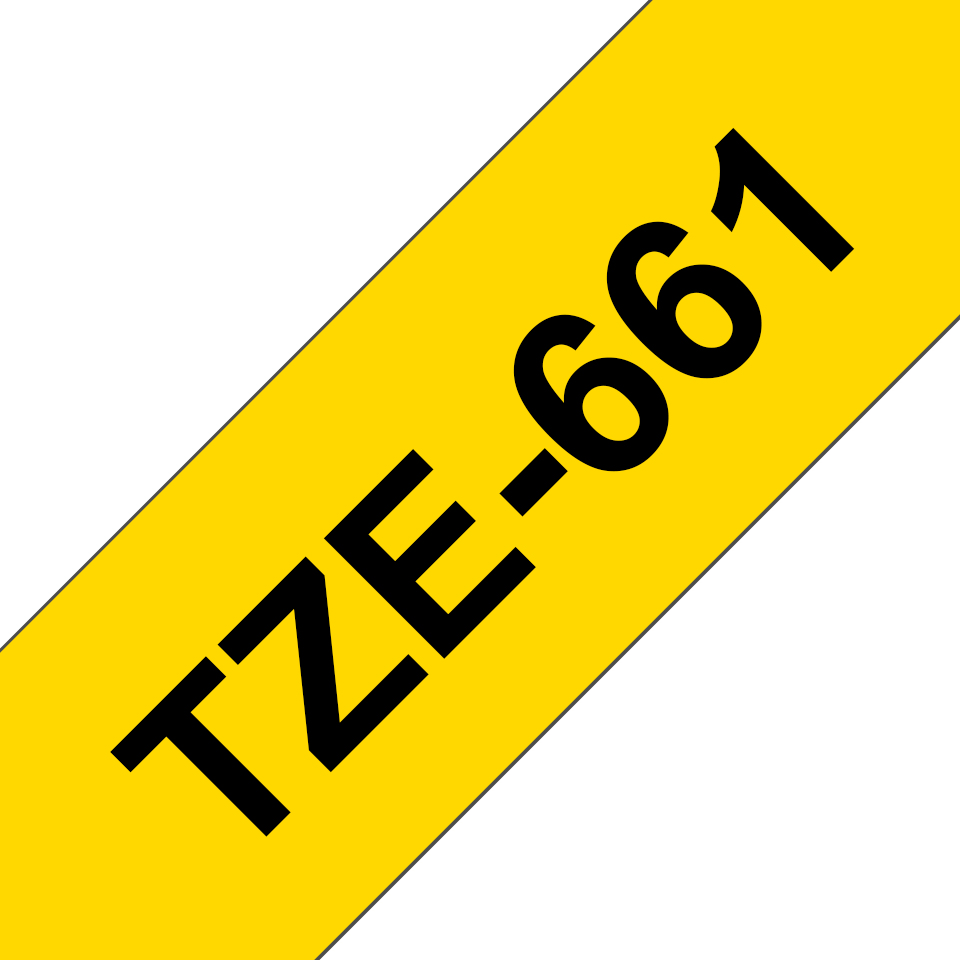 TZE661 BROTHER PT Schriftband 36mm gelb