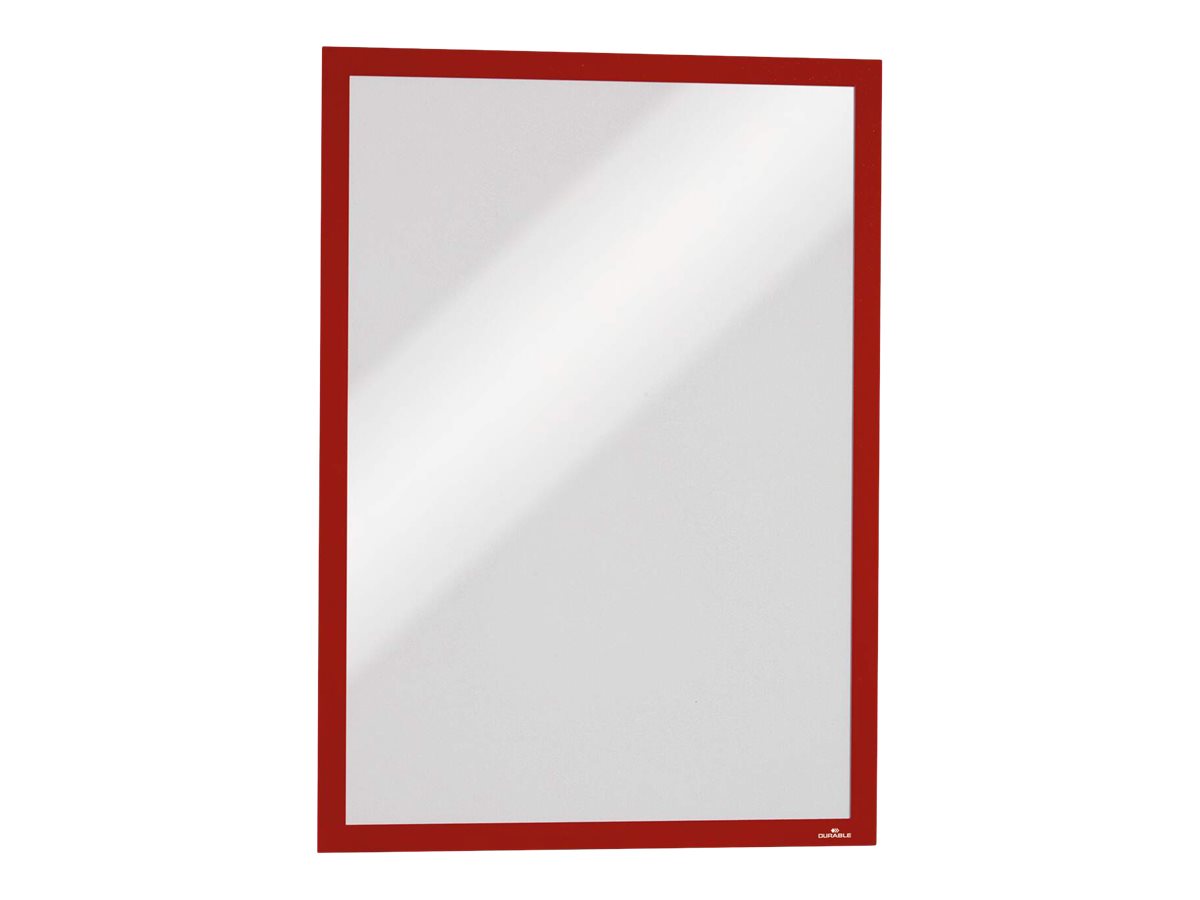 DURABLE Magnetrahmen DURAFRAME® MAGNETIC A3 rot A3, 5 St.