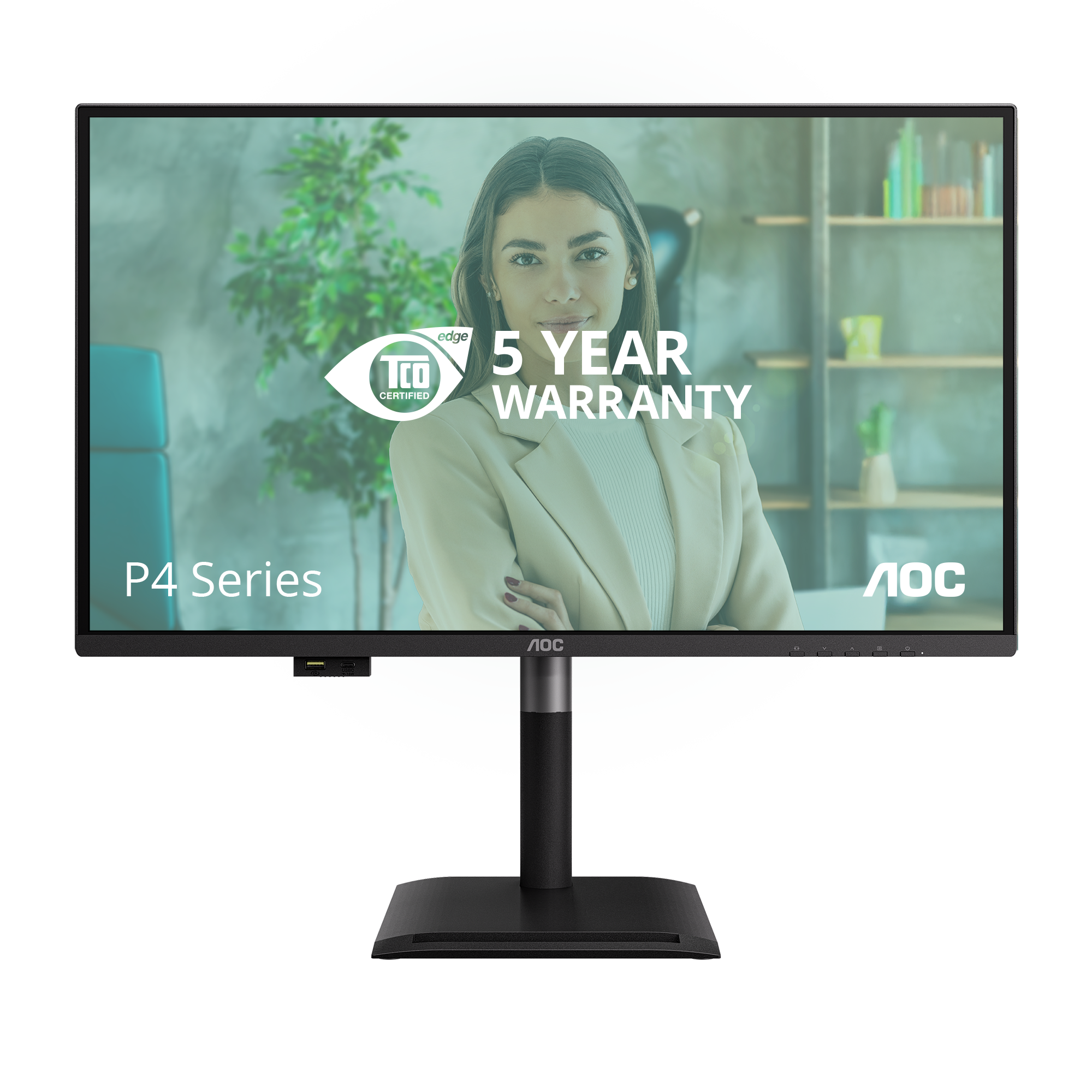 AOC Q27P4U 68,58cm 27Zoll QHD IPS 120Hz 169 2xHDMI 20 DP 14