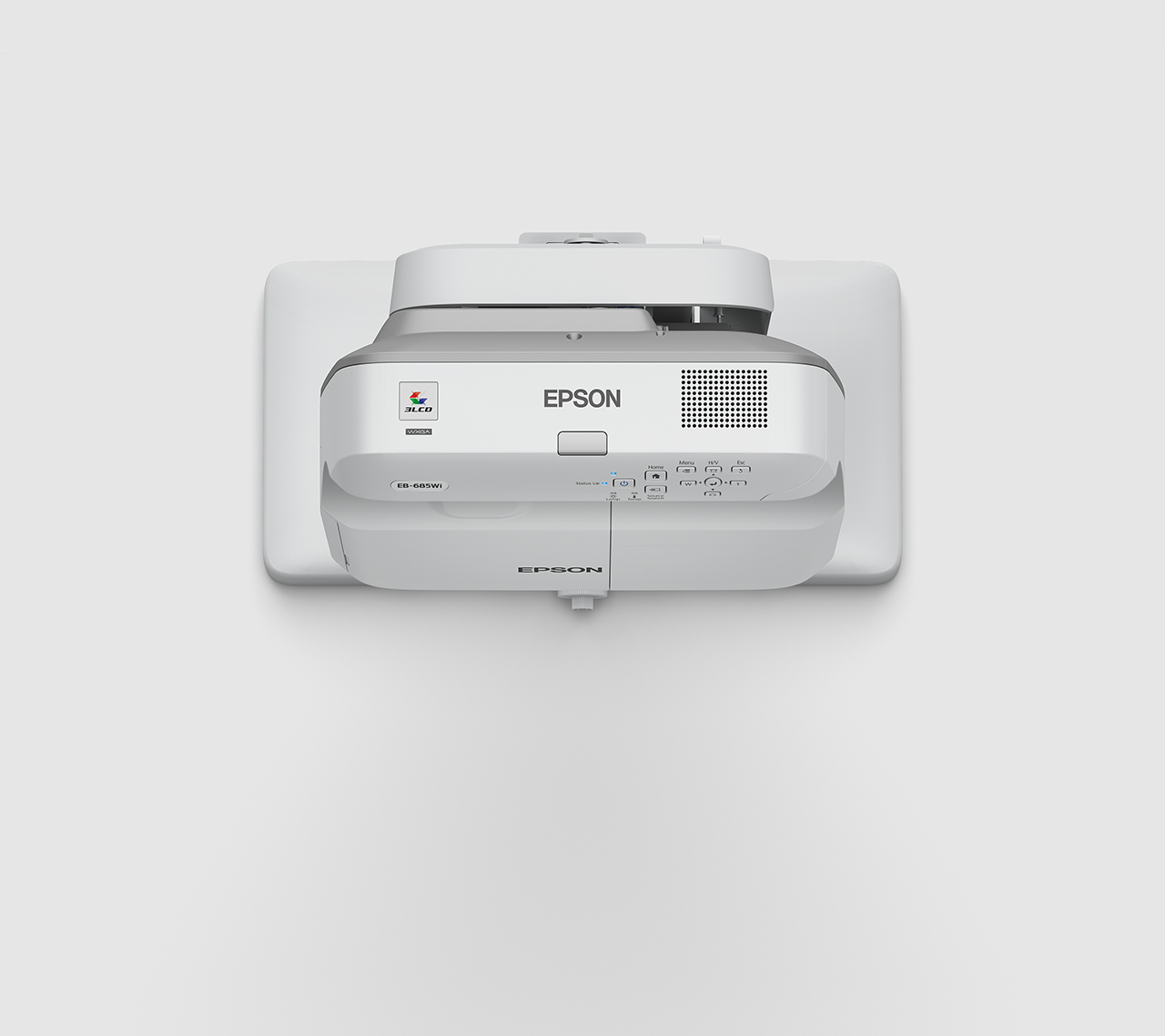 EPSON EB685Wi 3LCD WXGA interactive ultra short throw projector 1280x800 1610 3500 lumen 16W speaker