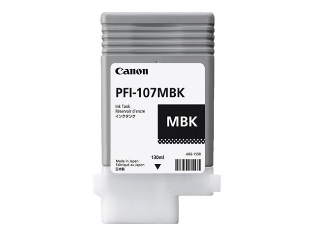 CANON PFI-107MBK Tinte matt schwarz Standardkapazität 130ml 1er-Pack