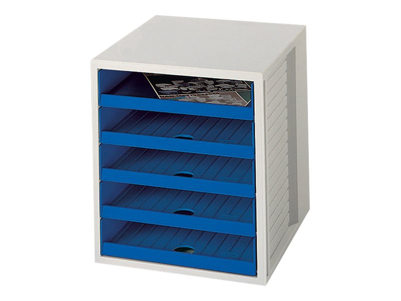 HAN Schubladenbox Schrank-Set blau 1401-14, DIN C4 mit 5 Schubladen HAN Schubladenbox Schrank-Set blau 1401-14, DIN C4 mit 5 Schubladen