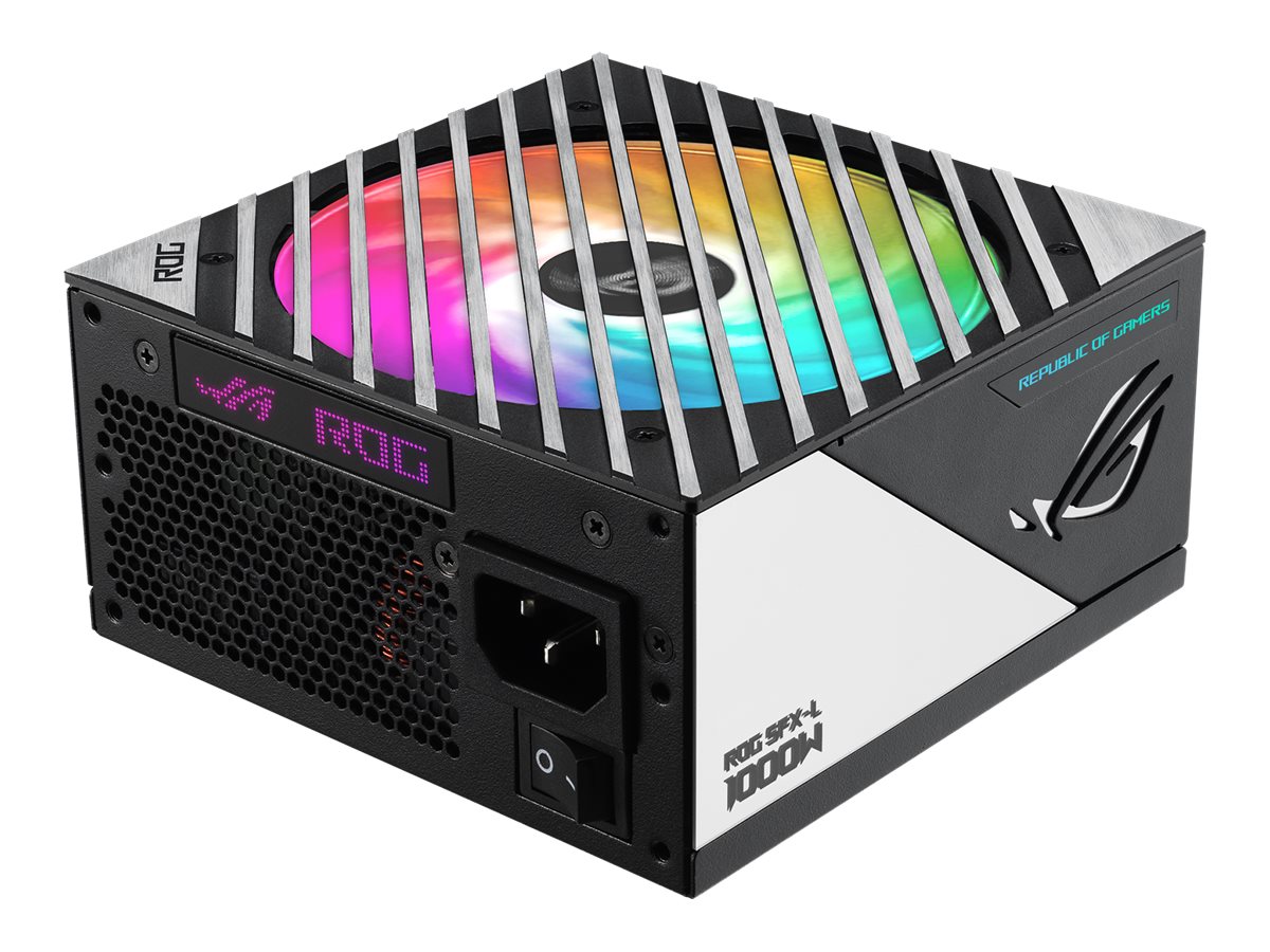 ASUS ROG Loki SFXL 1000W Platinum Power Supply Unit 80 Plus Platinum ARGB Fan Aura Sync PCIe Gen 50 Ready ATX 30 Compatible
