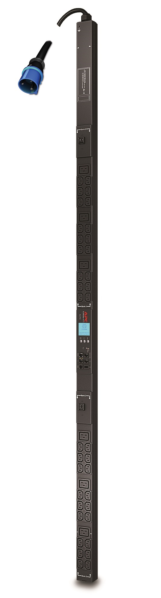 APC Metered Rack PDU ZeroU 2G Rack AC 200208230V input IEC 60309 32A oc 42 power IEC 60320 C13 IEC 60320 C19 0U BK