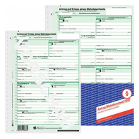 25 AVERY Zweckform Mahnbescheid fÃ¼r maschinelle Bearbeitung Formulare 2887