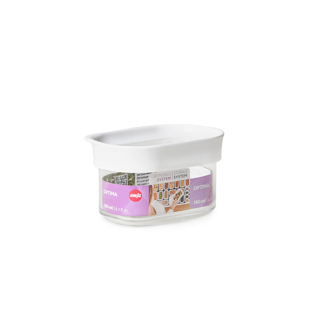 emsa Vorratsdose OPTIMA 6,5 cm hoch transparent 0,18 l, 1 St