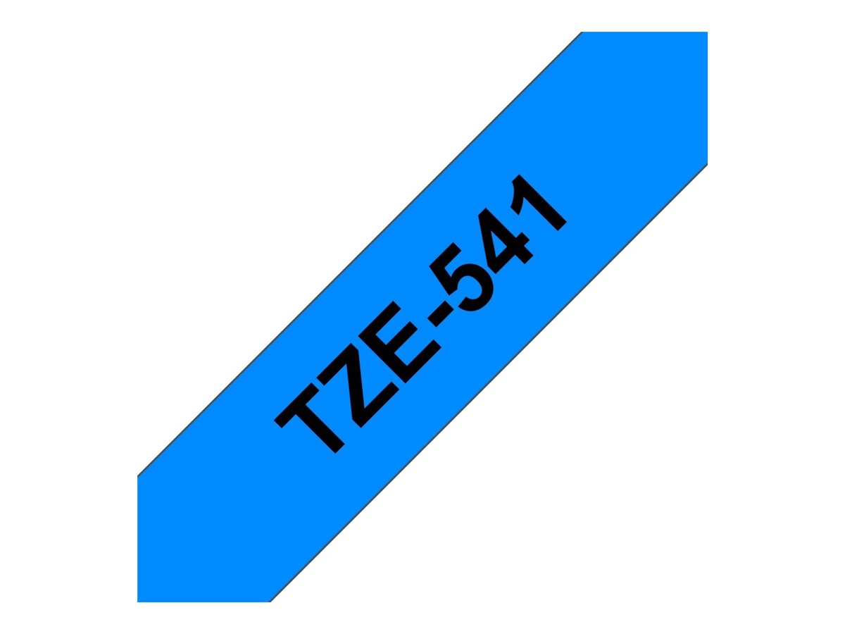 Schriftband TZe541 lam Schwarz auf Blau 18mm x 8m