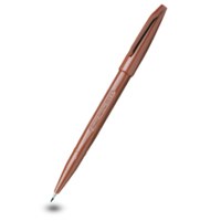 Pentel Sign Pen Filzstift braun, 1 St