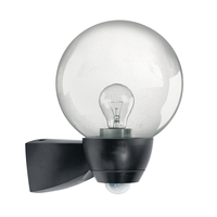 EsyLux Wandleuchte LB24 AL MONZA WL TR MD BK EsyLux Wandleuchte LB24 AL MONZA WL TR MD BK