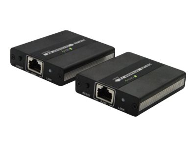 TECHLY HDMI Extender fuer Echtzeit Uebertragung bis 120 Meter via Cat RJ45 Kabel Plug and Play Full HD TECHLY HDMI Extender fuer Echtzeit Uebertragung bis 120 Meter via Cat RJ45 Kabel Plug and Play Full HD