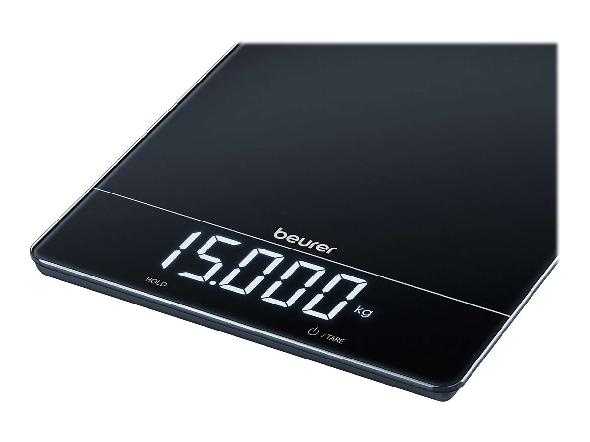 beurer Küchenwaage KS 34 schwarz für max 15,0 kg