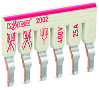 Wago Schachtelbruecke 2002-476 6fach lichtgrau Wago Schachtelbruecke 2002-476 6fach lichtgrau