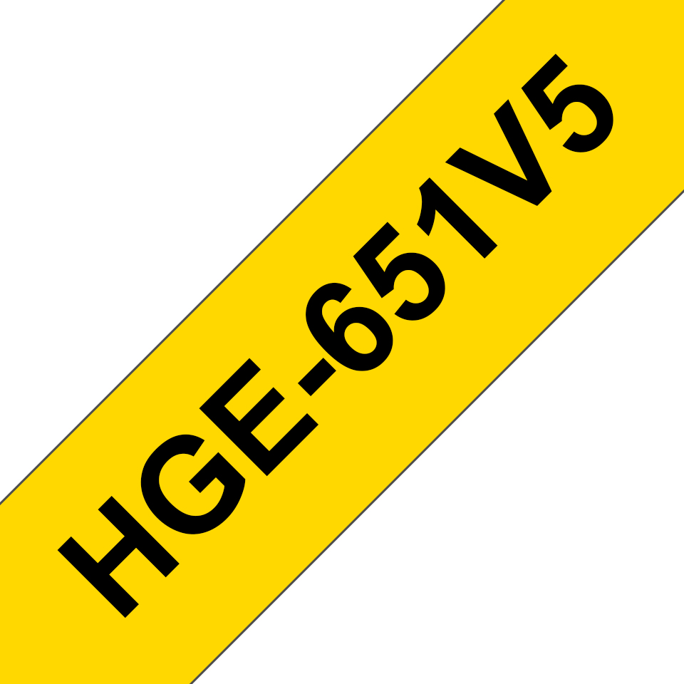 BROTHER HG651V5 tape cassette 24mmx8m PK OF 5