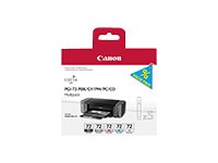 Canon PGI-72 PBK/GY/PM/PC/CO  schwarz, grau, foto magenta, foto cyan, Chroma Optimizer Druckerpatronen, 5er-Set
