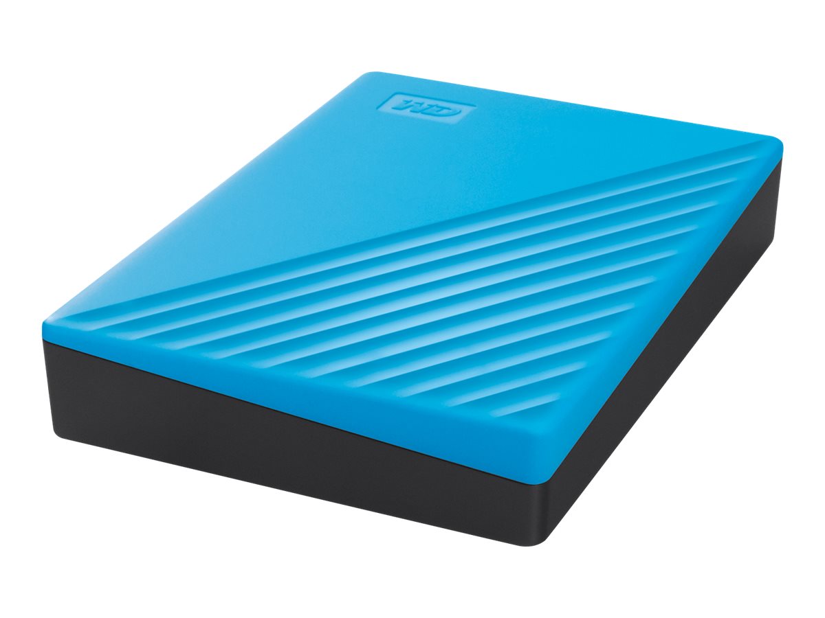 Western Digital My Passport 4 TB externe HDDFestplatte blau, schwarz