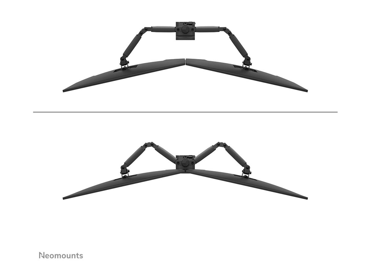 NEOMOUNTS NERO Double Flat Screen Desk Mount