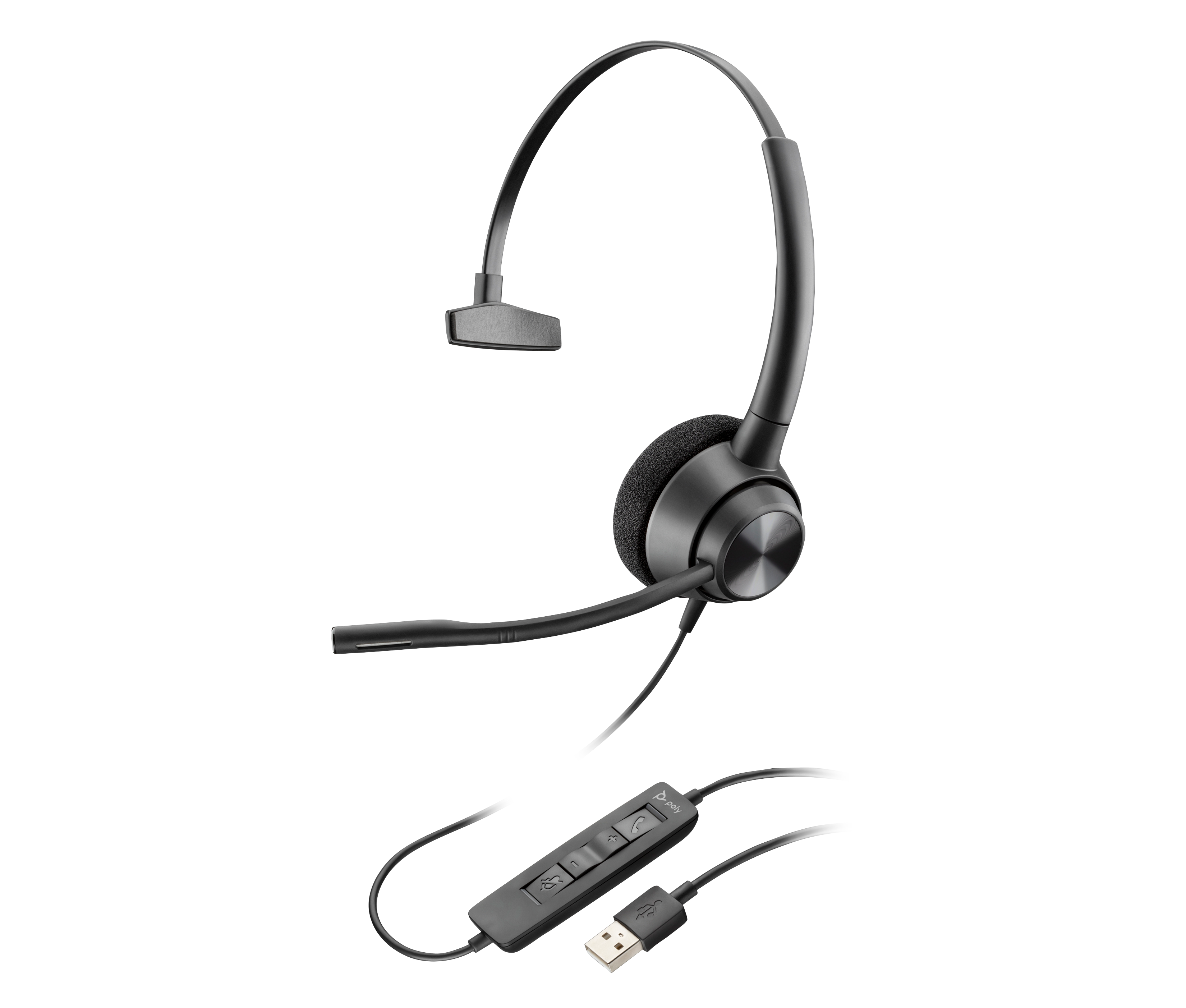 HP Poly EncorePro 310 Monaural USBA Headset TAA