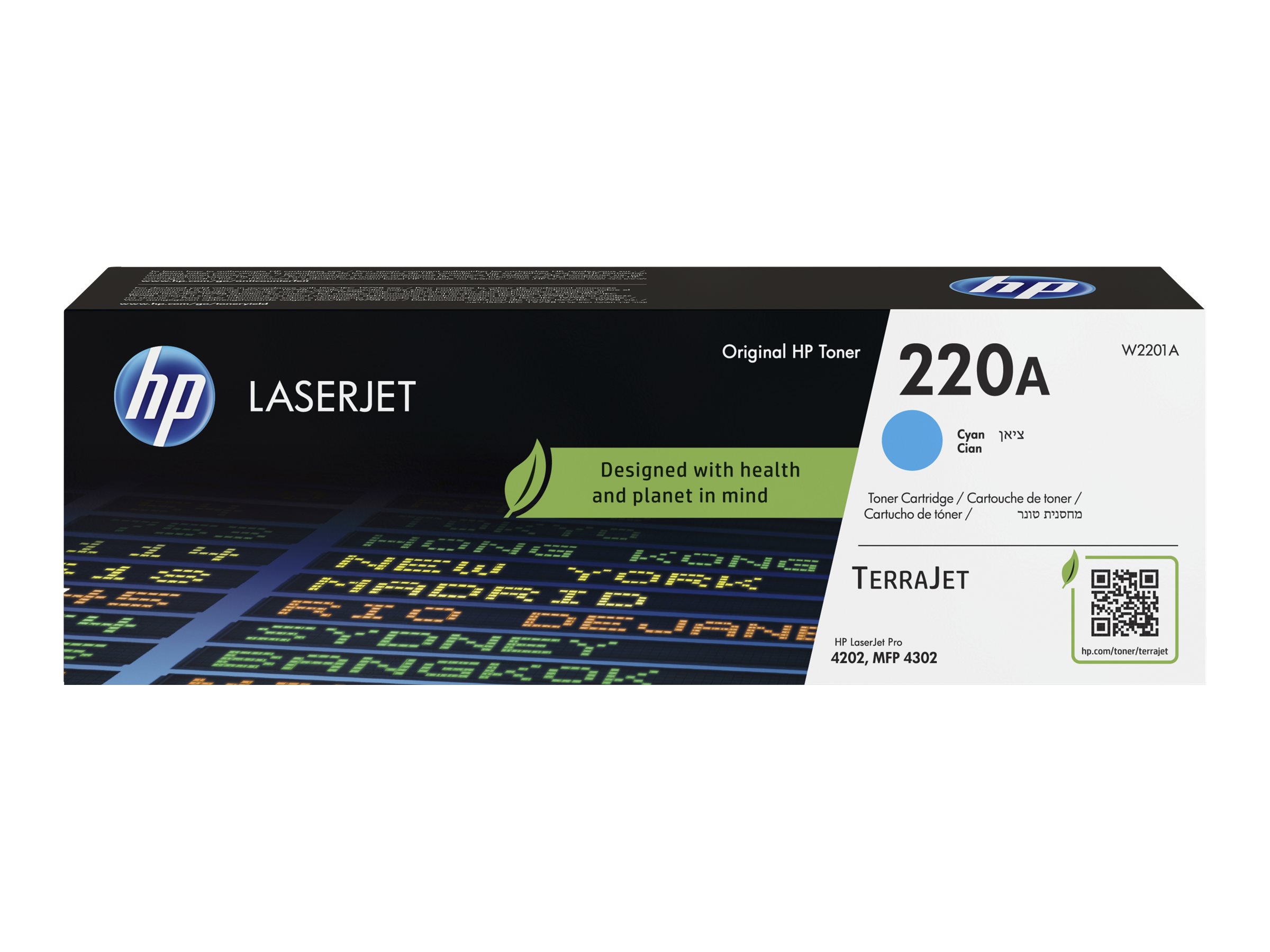 HP 220A (W2201A) cyan Tonerkartusche