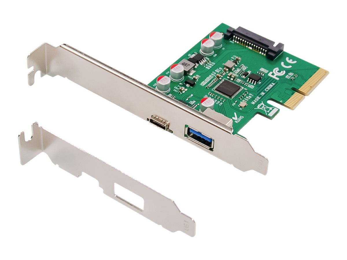 DIGITUS PCIe Karte, USB TypeC USB A