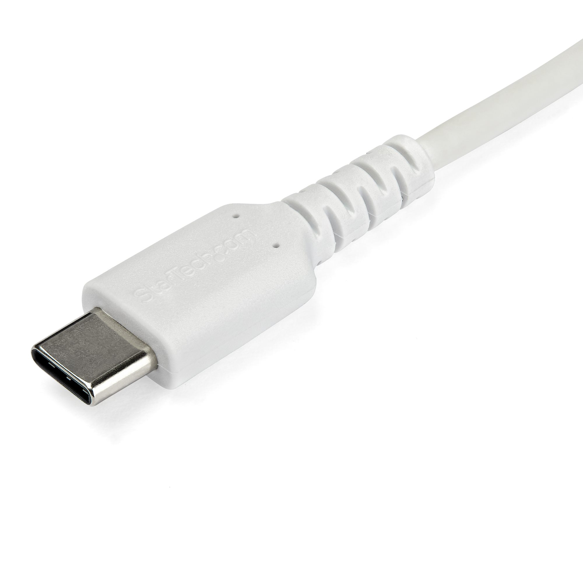 STARTECHCOM RUSB2CC2MW USBC Kabel 2m hochwertiges USB 20 TypC Datenübertragungs und Ladekabel StSt Weiss
