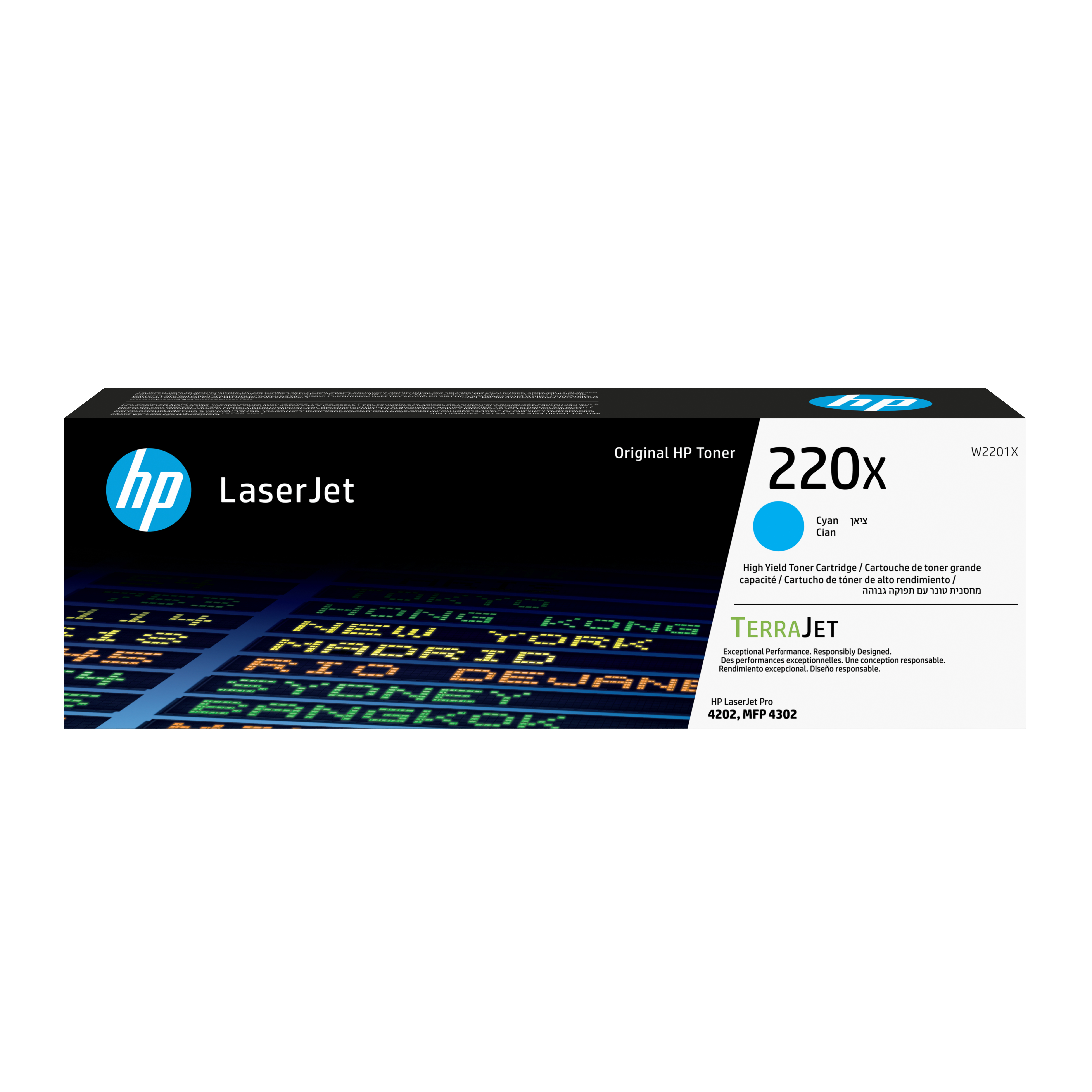 HP 220X W2201X cyan Tonerkartusche
