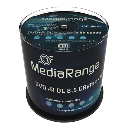 MEDIARANGE DVD+R DL 8.5GB 8x (100) CB