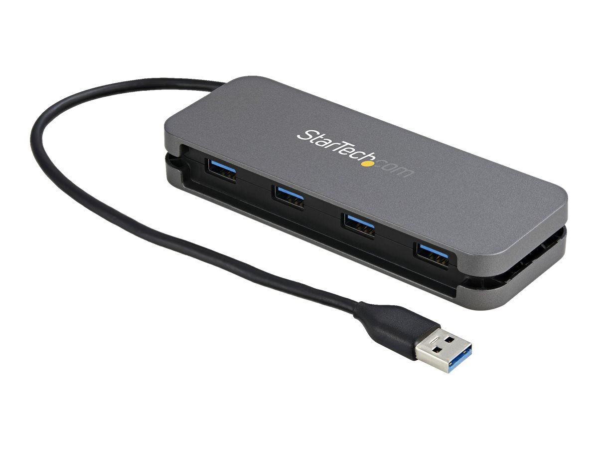 STARTECH.COM 4 Port USB 3.0 Hub 4x USB-A 5Gbps Laptop/Desktop USB Type-A Hub USB Bus Powered 11i Long Cable/Cable Management STARTECH.COM 4 Port USB 3.0 Hub 4x USB-A 5Gbps Laptop/Desktop USB Type-A Hub USB Bus Powered 11i Long Cable/Cable Management