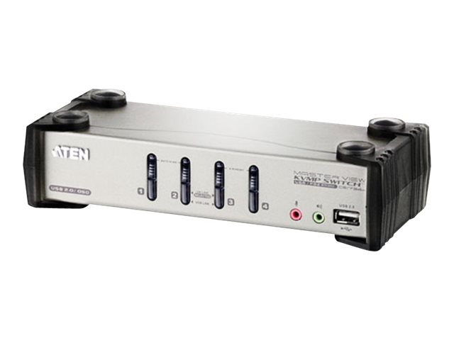 ATEN CS1734B - KVM-/Audio-/USB-Switch - 4 Anschlüsse