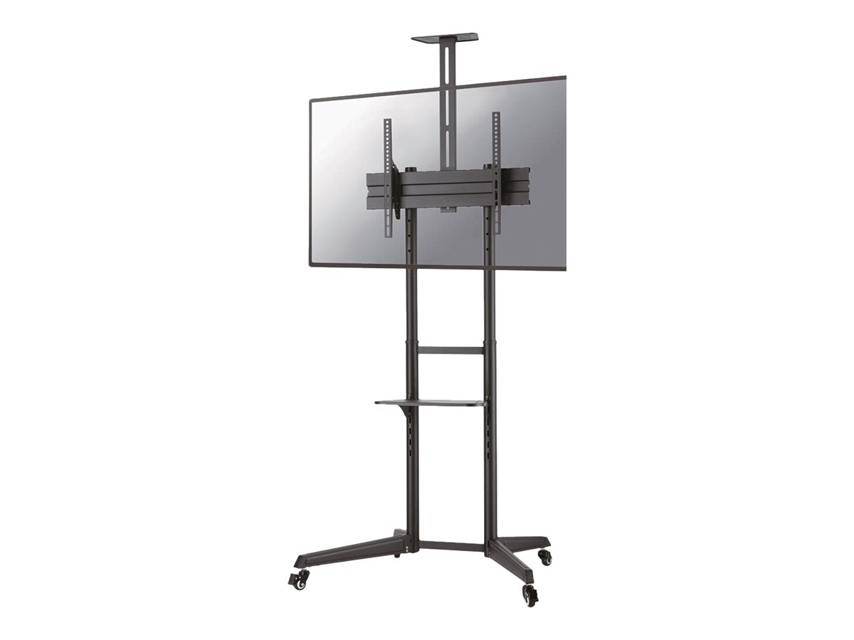 NEOMOUNTS Mobile Floor Stand incl. AV- and cam shelf height adjustable 128,5-145cm
