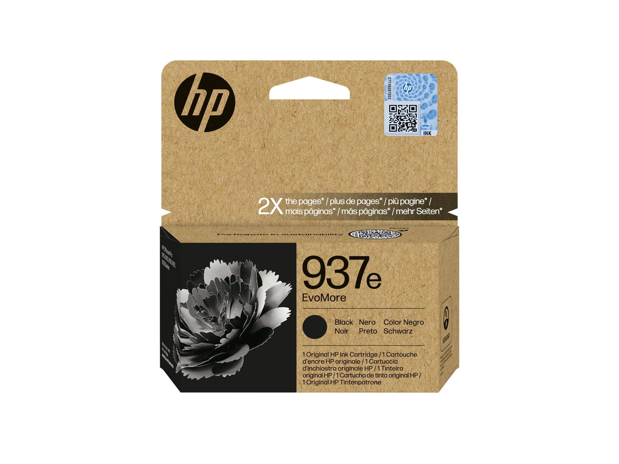 HP 937e4S6W9NE schwarz Druckerpatrone