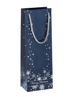 3 SIGEL Flaschenbeutel Silver Snowflakes Motiv 12,5 x 36,0 cm 3 SIGEL Flaschenbeutel Silver Snowflakes Motiv 12,5 x 36,0 cm